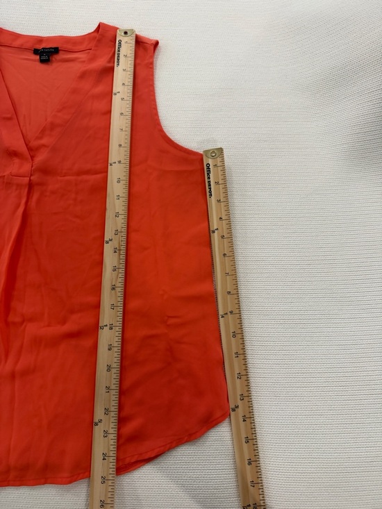 Ann Taylor Coral V-Neck Sleeveless Blouse - Picture 8 of 14